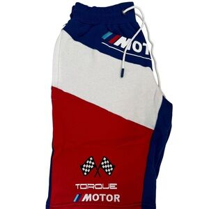 Krisp Men’s Motor sports racing engines short shorts